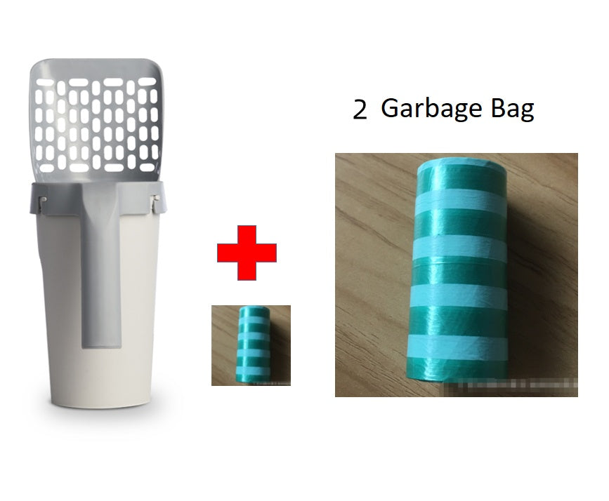 The Ultimate Solution for Cat Owners: Storage Box Lazy Cat Litter Shovel Set